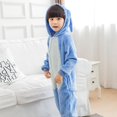 thumbnail image 4 of Pijamas de unicornio para niños, monos de punto para niños, monos de animales para bebés, monos de franela kigurumi para niños, monos cálidos de invierno, 4 of 5