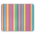 thumbnail image 1 of Colorful Mouse Pad, Vibrant Rainbow Colored Vertical Stripes Pattern on White Background Illustration, Rectangle Non-Slip Rubber Mousepad, Multicolor, by Ambesonne, 1 of 1