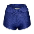 thumbnail image 1 of Casual Sports Booty Shorts Workout Running Bike Exercise Body Building for Women High Waisted Textured Scrunch Workout -, 1 of 7