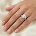thumbnail image 5 of Pompeii Certified 3.50Ct Diamond Engagement Ring Solitaire 14K White Gold Lab Grown (G,VS), 5 of 5
