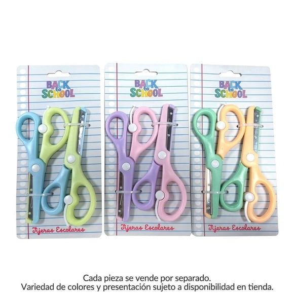 Tijera Escolar Prichos Varios Modelos 2 Piezas