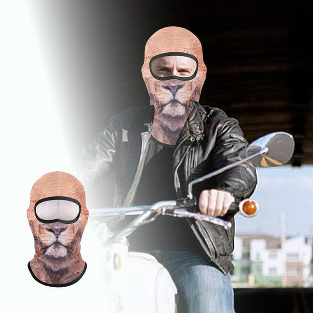 TIELUTT Sweat Absorbing Quick Drying and Breathable S and S Outdoor Skiing Sun Headgear Cute Due Rags compatible with Motorcycles Womens Face Warmer Thermal Riding Gear Warm Weather Head Shield with