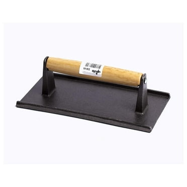 Zazesaby New 8" Barbecue BBQ Grill Steak Weights, Heavy-Weight, Hamburger Bacon Sausage Grill Press, Grade, Cast Iron