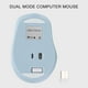 thumbnail image 4 of Ratón PC Inalmbrico Con Receptor USB, Ratón Portátil, Ratón Inalámbrico 5.0 2.4g Recargable 800 1200 1600 DPI Portátil Ergonímico Silencioso, 4 of 7