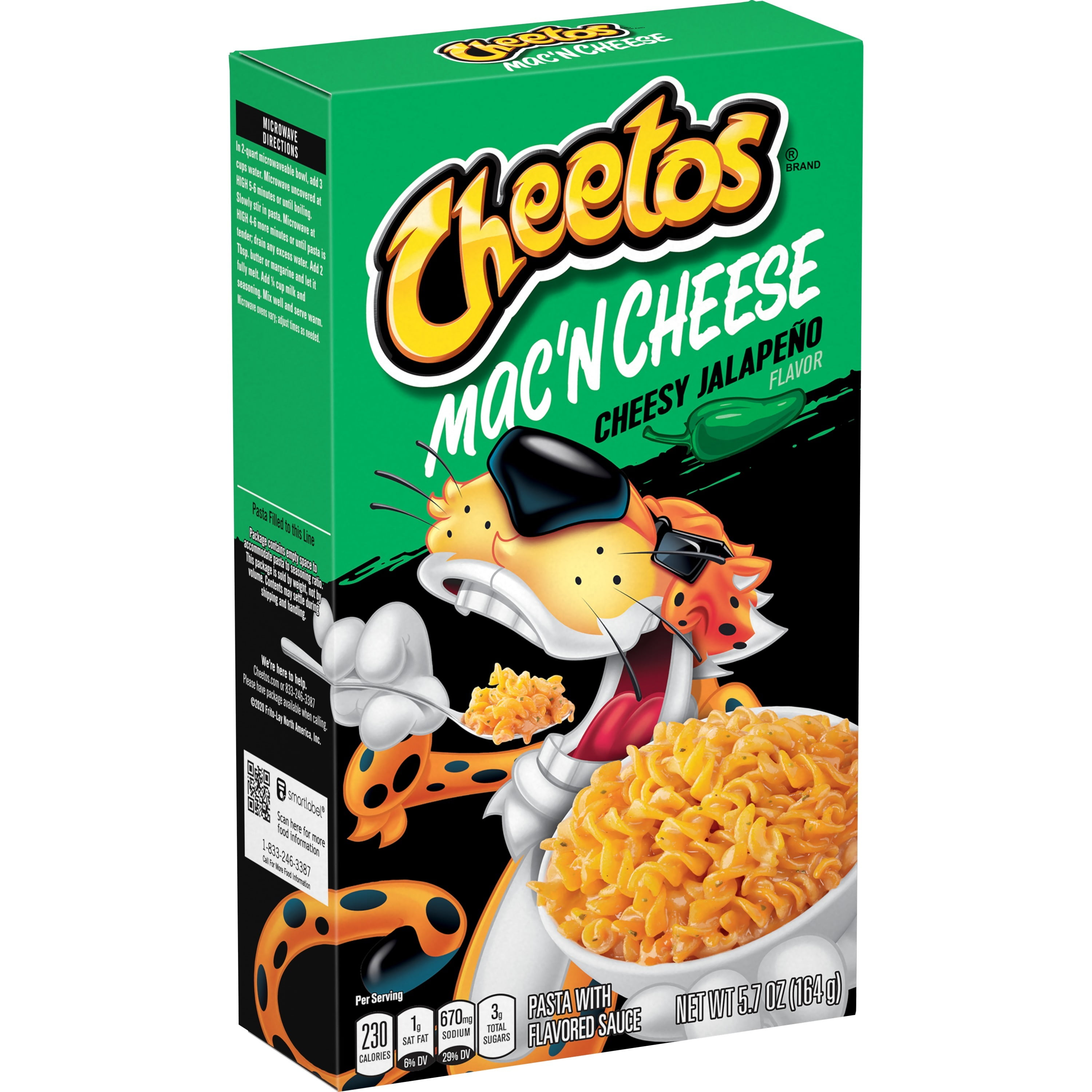 Cheetos Cheesy Jalapeno Mac N' Cheese Pasta, 5.7 oz Box