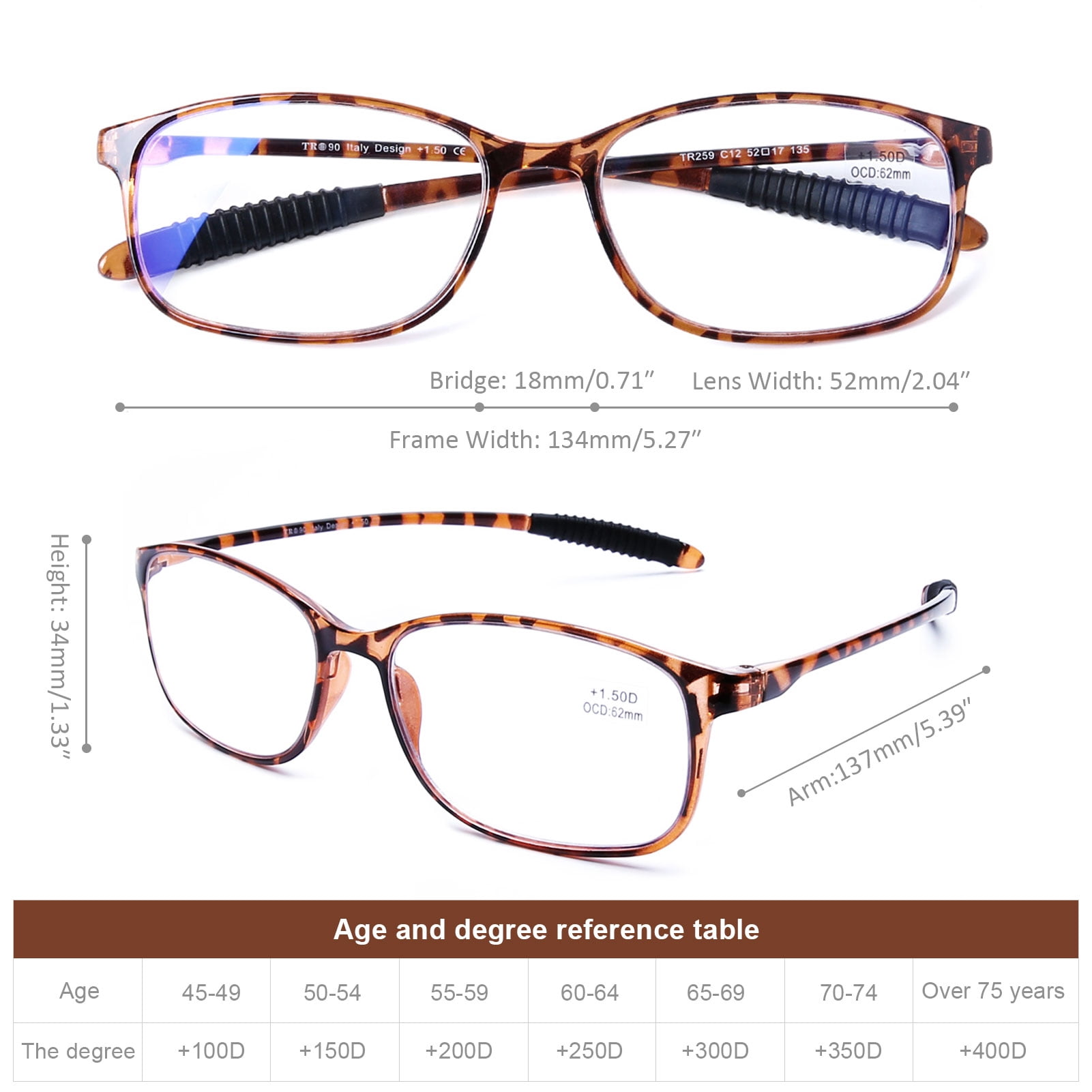 DOOViC Reading Glasses 4 Pack Blue Light Blocking Readers for Women Men TR90 Flexible Ultralight Anti Eyestrain Reading Glasses