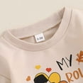 thumbnail image 6 of Hifoo Jumpsuits Toddler Boys Girls Long Sleeve Turkey Embroidery Printing Pullover Romper O-Neck Sweatshirt Bodysuits Holiday Back To School Onesie One-Pieces, 6 of 8