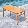 thumbnail image 6 of Natural Wood Dining Table with Sturdy Legs, 6 of 6