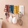 thumbnail image 1 of Ganchos de pared Gancho adhesivo multicolor Mochila Bolso Puerta Gancho 4 piezas, 1 of 2