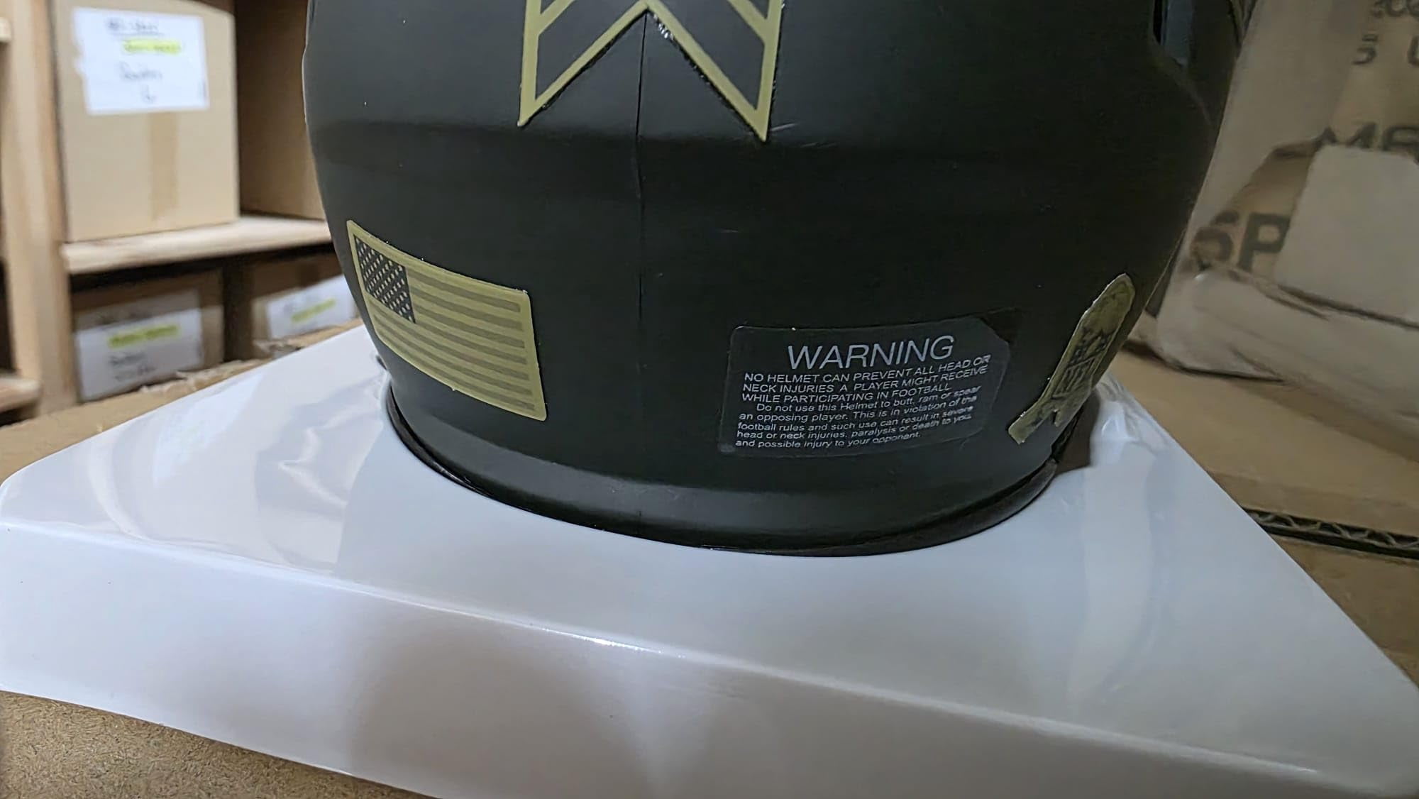 Riddell Baltimore Ravens 2025 Salute to Service Mini NFL Football Helmet
