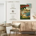 thumbnail image 5 of Elephant Stock Fort Lauderdale Florida Wall Art - Vertical Canvas Wall Art - Bedroom Wall Decor - Beach Canvas - Blue And Green Decor By Kerne Erickson - 32" x 48", 5 of 8