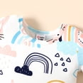 thumbnail image 4 of PatPat Baby Girl Rabbit Print Short-sleeve Romper, 4 of 7
