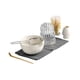 thumbnail image 5 of Juego de 7 piezas de té matcha japonés, juego completo de matcha ceremonial japonés con cuchara de té, juego de batidor de matcha japonés para oficina Blanco, 5 of 9