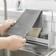 thumbnail image 5 of Estante para paños de cocina Jadeshay soporte para toallas de platos PP acero inoxidable, 5 of 8