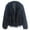 Black, variant on HAPIMO Winter Coats for Women Open Front Faux Cardigan Long Sleeve Outwear Jacket Wedding Guest Black L