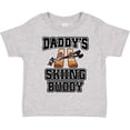 thumbnail image 3 of Inktastic Daddys Skiing Buddy Kids Skis Boys or Girls Toddler T-Shirt, 3 of 5