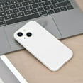 thumbnail image 3 of Case Compatible with IPhone 14 Plus 6.7 Inches, Straight Edge Fine Hole Soft Liquid Silica Gel Military Grade Shockproof Fingerprint Protection(White), 3 of 14