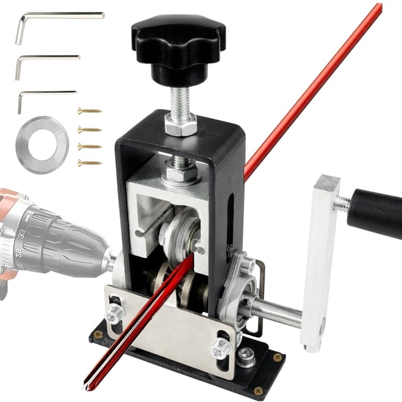 Manual Wire Stripping Machine Gauge Wire 0.06-1 inches,Scrapping Copper Wire Peeler Machine,Drill Powered Hand Crank Wire Stripper Tool for Scrap Copper Recycling