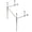 Polished Nickel, variant on Kingston Brass VPB33281 Brass Console Sink Legs in Polished Chrome