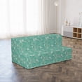 thumbnail image 4 of Abstract Foldable Mattress, Modern Curly Motif Doodle, 78.7" x 47.2", Seafoam and Mint Green, by Ambesonne, 4 of 6
