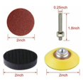 thumbnail image 4 of 2 Inch Sandpaper Flocking Sandpaper Set Sanding Polishing Paper Pad 200pcs Abrasive Sandpaper Set + Longzimi Sponge Pad Sand Table, 4 of 5