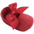 thumbnail image 3 of Girls' Shoes Baby Girls Princess Bowknot Soft Sole Cloth Crib Shoes Sneaker Save Big, 3 of 9