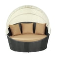 thumbnail image 6 of Modway Siesta Rattan Weave/Aluminum Canopy Patio Daybed in Espresso/Mocha, 6 of 6