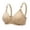 hwj# Beige340, variant on Bras For Women No Underwire Solid Color Floral Leaf Wireless Bra Adjustable Thin Shoulder Straps Front Multi-Hook Closure V-Neck Medium Cup Breathable Brassiere,Pink