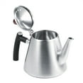 thumbnail image 1 of Tea Kettle, 1.2L  Silicone Handle Stove Top Teapot, Heat  Coffee Pot Kettle, Stainless Steel Fast Heating Tea Pots For Kitchen, 1 of 8
