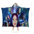 thumbnail image 2 of Descendants Fantasy Movie Hooded Blanket Soft Warm Cloak Wearable Blanket Hoodie For Kids Adult Cozy Flannel Fleece Bedding Throw Hooded Blanket, 2 of 7