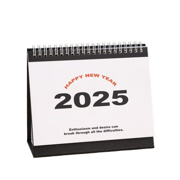 AJKSFHIU Desk Calendar 2025,Mini Desk Calendar 2024-2025, Small Standing Flip Desk Calendar 2025, 11 2024 Until 12 2025 Monthly Desktop Calendar for Daily Schedule School Office Supplies