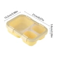 thumbnail image 3 of 3 Compartment Bento Box, Adult Lunch Container with Divided Sections, Reusable Meal Prep Snack Box, Portable Food Storage for Work Travel, Microwave Safe Lunch Tray, 3 of 6