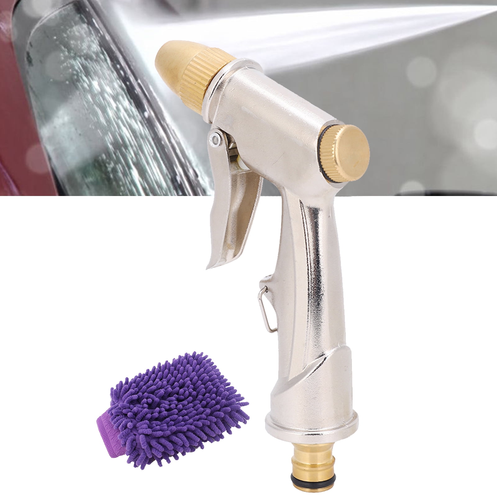 LANLIN Garden Hose Nozzle, High Pressure Water Hose Nozzle Sprayer Head,fits 3/4” Garden Hose