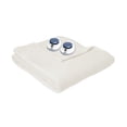 thumbnail image 2 of Soft Heat Luxury Micro-Fleece Low-Voltage Electric Heated Queen Size Blanket, Natural, 2 of 5