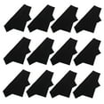 thumbnail image 4 of LULULION 100Pcs Microfiber Cleaning Cloth for Eyeglasses Black Soft Smooth for Dirt and Oil Removal, 4 of 8