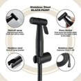 thumbnail image 4 of Portable bidet sprayer, toilet faucet, stainless steel, cold water bath, spray set, 4 of 5