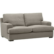 Stone & Beam Lauren Down-Filled Oversized Loveseat Sofa, 74"W, Slate