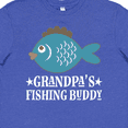 thumbnail image 4 of Inktastic Grandpa's Fishing Buddy Little Fisher Youth T-Shirt, 4 of 5