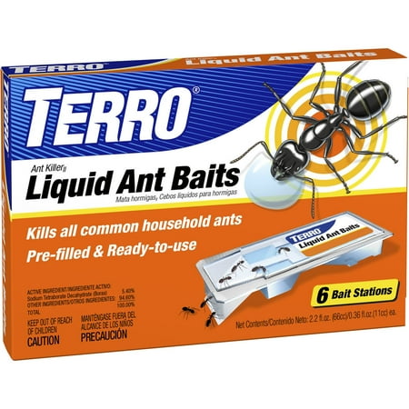 TERRO 6-Pack Liquid Ant Baits