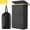 Dark Gray, variant on Norcho 65L Slim Laundry Hamper with Lid, Narrow Collapsible Laundry Basket with Removable Bag and Bamboo Handles, Dark Gray
