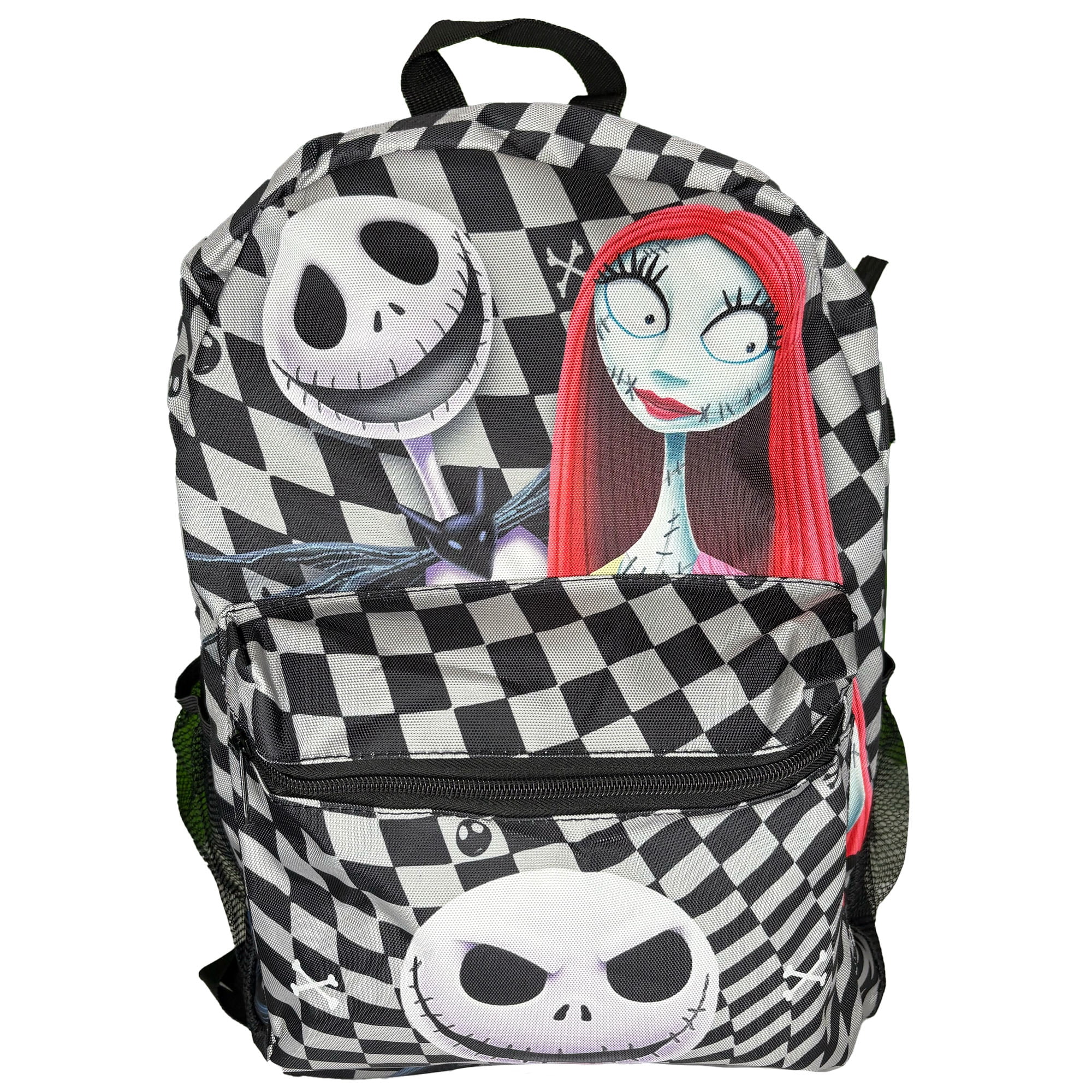 Disney Nightmare Before Christmas 16" Backpack With 2 Mesh Side Pockets