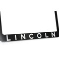 thumbnail image 3 of Lincoln Wordmark Black Metal License Plate Frame Holder, 3 of 4