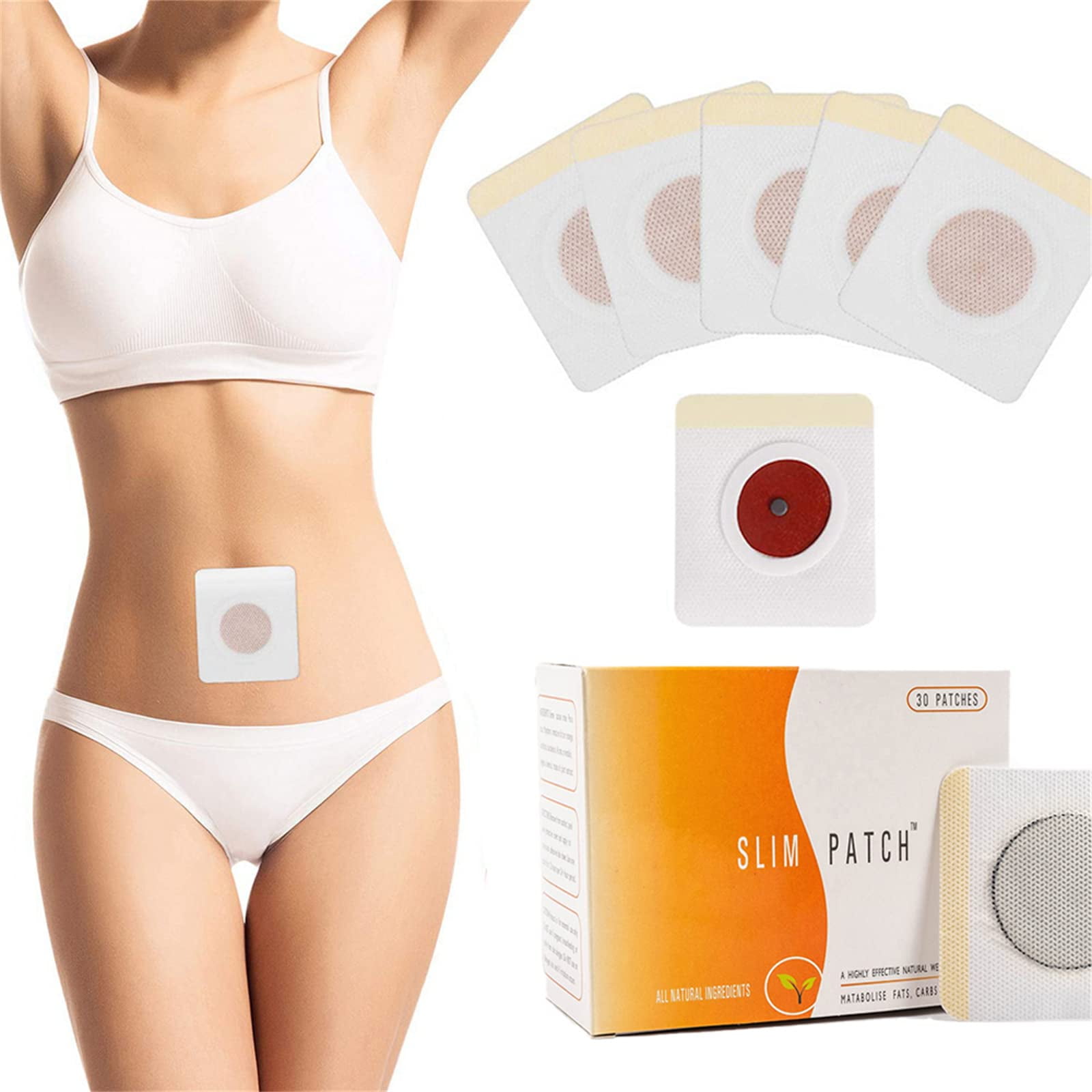 PVCS Slim Patch Slimming Stickers Detox Slimming Stickers Belly Button  Stickers 10 Pieces Of Natural Essence Pills Belly Stickers 