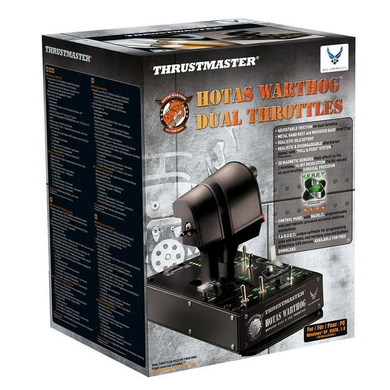 Free Shipping! Thrustmaster HOTAS Warthog Dual Throttles for