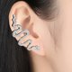 thumbnail image 2 of Pendientes populares europeos y americanos con personalidad de moda, pendientes exagerados con forma de serpiente pequeña, clip para la oreja, clip unilateral para el hueso de la oreja, 2 of 6