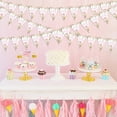 thumbnail image 3 of She's Been Scooped Up Bridal Shower Decorations, 3PCS Flower Ice Cream Bridal Party Decorations Triangle Pennant Flag Banner for Women Wedding Bridal Shower Birthday Bachelorette Engagement, 3 of 7