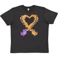 thumbnail image 3 of Inktastic Fire Heart Dragons Youth T-Shirt, 3 of 5