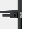 thumbnail image 4 of vidaXL Black Slim Interior Door 1 Piece  32.7"x79.3", Glass thickness: 0.2" Door thickness: 1.4", Tempered Glass & Aluminum, 4 of 8