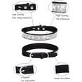 thumbnail image 3 of Dog Collar for Small Dogs, Adjustable Leather Bling Dog Collars, Dog Collar Cat Collar, Rhinestone Dog Collar, 3 of 7