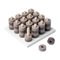 thumbnail image 4 of Juego de mesa de cuatro en fila, juego educativo de estrategia de pensamiento cerebral, decoración de mesa de aprendizaje, juego de dedos 3D Tic TAC, 4 of 9